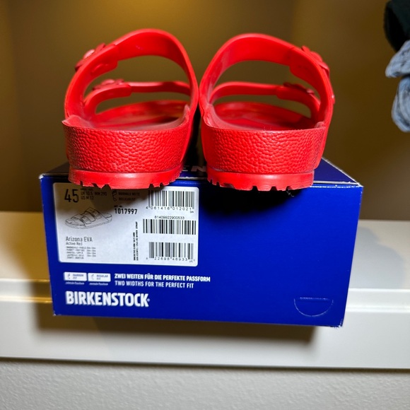 BIRKENSTOCK - Eva Arizona Sandals, Active Red, Men’s Size 12 - Picture 5 of 14